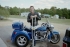 Custom Blue Harley